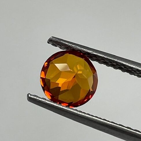 Padparadscha Sapphire Round Orange Color Lab Created Loose Gemstone assorted sizes and packs in Kuwait