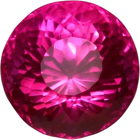 Natural 10.5 Ct Certified Utah Pink Beryl (Bixbite) – Unheated 11x11 mm Loose Gemstone, Collector-Grade Stone for Fine Jewelry Creations in Kuwait