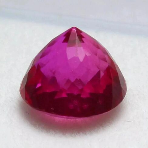 Natural 10.5 Ct Certified Utah Pink Beryl (Bixbite) – Unheated 11x11 mm Loose Gemstone, Collector-Grade Stone for Fine Jewelry Creations in Kuwait