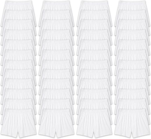 Mens White Cotton Boxer Shorts Bulk Underwear, Wholesale Boxers for Men, Detention Center & Donation Ready in Kuwait