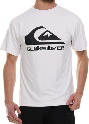 قميص Quiksilver Rash Guard للرجال بعامل حماية من الأشعة فوق البنفسجية 50+، قميص طويل وطويل للسباحة بأكمام طويلة وقصيرة in Kuwait