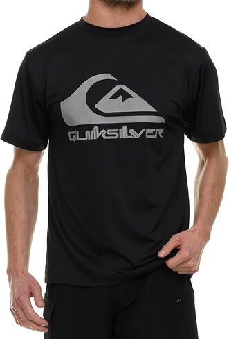 قميص Quiksilver Rash Guard للرجال بعامل حماية من الأشعة فوق البنفسجية 50+، قميص طويل وطويل للسباحة بأكمام طويلة وقصيرة in Kuwait