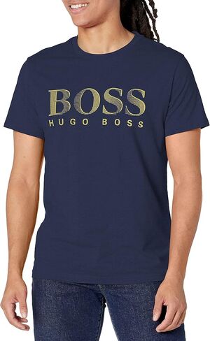 BOSS Men's Big Logo Cotton Short Sleeve T-Shirt in Kuwait