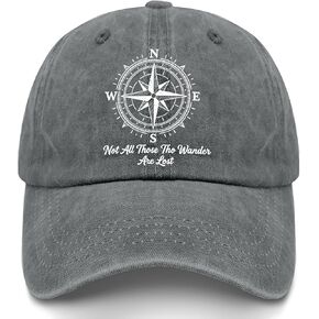 Not All Those Who Wanders are Lost Hat for Womens Fashion Washed Distressed in Kuwait