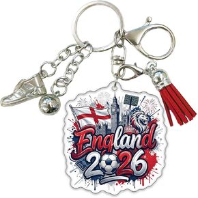 National Football Teams Keychain, Sports Souvenir Key Chain with Soccer Charms for Backpack in Saudi Arabia