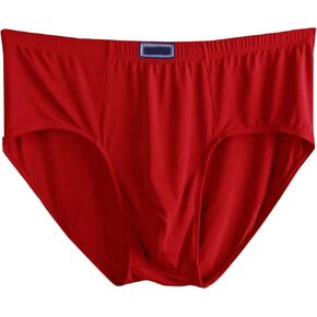 Mens Boxers Cool Cotton Sexy Stretch Seamless Trendy Comfortable Casual Loose Light Stretchy Sports Quick Dry Ultra Thin Elastic Red in Kuwait