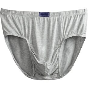 Mens Boxers Cool Cotton Sexy Stretch Seamless Trendy Comfortable Casual Loose Light Stretchy Sports Quick Dry Ultra Thin Elastic Grey in Kuwait