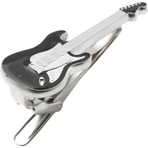 Black Electric Guitar Tie Clip Tie Bar in Kuwait