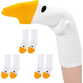 Cosweet 3/6 Pairs Funny Goose Socks - Silly Goose Party Favors Animal Sock Gift for Women Men Boys Girls Birthday Decor in Kuwait