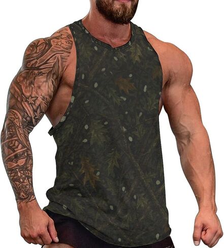 Blissboy Funny Camo Tank Top Novelty Sleeveless Shirt in Kuwait