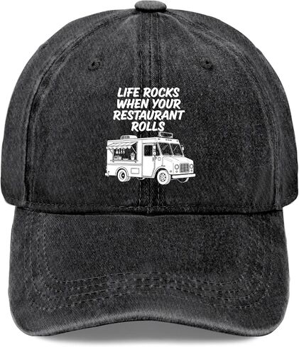 Life Rocks When Your Restaurant Rolls Hat for Women Soft Washed Distressed in Kuwait