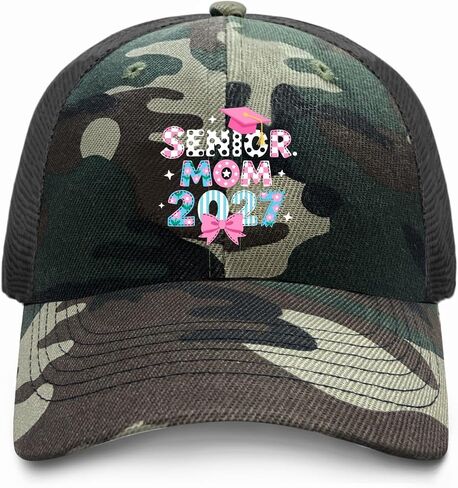 Senior Mom 2027 Hats Cool caps for Men Camo in Kuwait