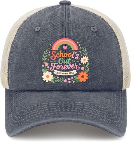 School’s Out Forever-Retirement 2026 Hat for Women Classic Washed Distressed in Kuwait