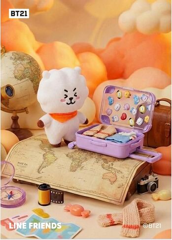LINE FRIENDS Official BT21 mini Big & Tiny Edition Luggage - RJ in Saudi Arabia