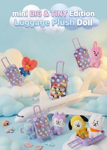 LINE FRIENDS Official BT21 mini Big & Tiny Edition Luggage - RJ in Saudi Arabia
