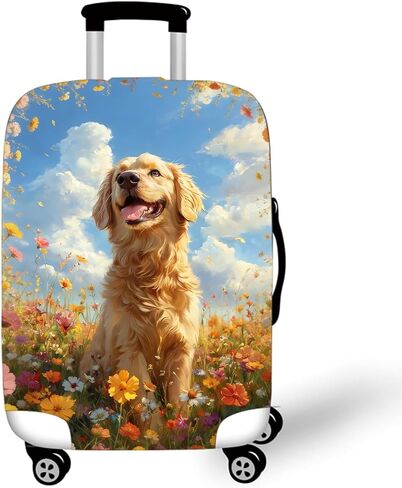 Travel Luggage Cover Suitcase Protector,Luggage Cover for Suitcase Tsa Approved for 29''-32'' Inch Luggage (Landmark Sticker, XL) in Saudi Arabia