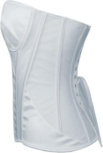bslingerie Women Mesh See Through Push Up Overbust Bustier Corset Going Out Bra Top in Kuwait