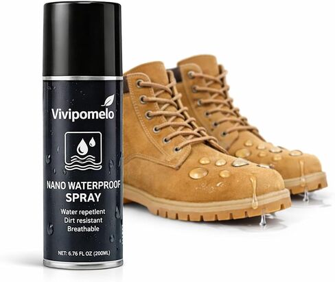 Shoe Protector Spray, Nano Waterproof & Stain Repellent, Invisible Protection for Sneakers, Leather, Suede, Nubuck & Canvas, Daily Use Waterproof Shoe Spray (200ml) in Kuwait