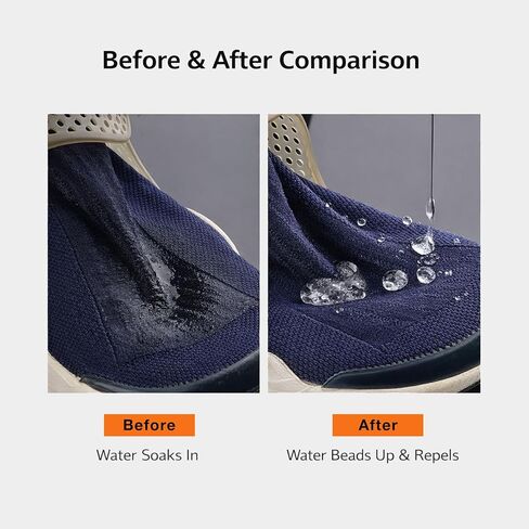 Shoe Protector Spray, Nano Waterproof & Stain Repellent, Invisible Protection for Sneakers, Leather, Suede, Nubuck & Canvas, Daily Use Waterproof Shoe Spray (200ml) in Kuwait