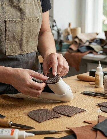 3 Pairs Shoe Heel Repair Rubber Pads, Boot Heel Replacement Cuttable Anti-Slip Shoe Repair Rubber Heels for Women Men Boots 3 mm Thick, Brown in Saudi Arabia