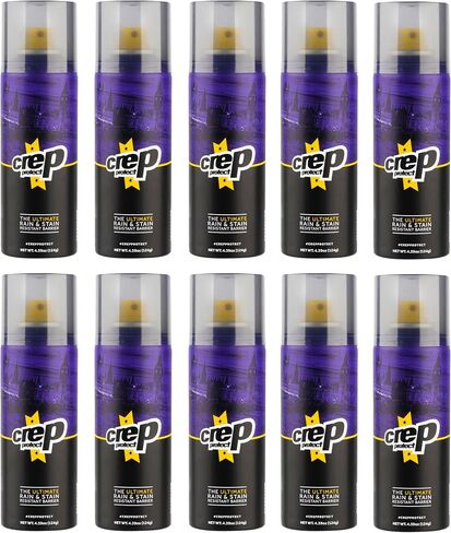 Crep Protect Shoe Protector Spray - Rain & Stain Waterproof Nano Protection for Sneaker, Leather, Nubuck, Suede & Canvas (Pack of 10) in Kuwait