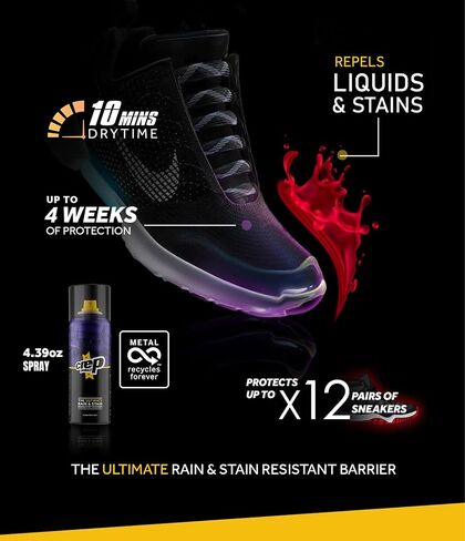Crep Protect Shoe Protector Spray - Rain & Stain Waterproof Nano Protection for Sneaker, Leather, Nubuck, Suede & Canvas (Pack of 10) in Kuwait