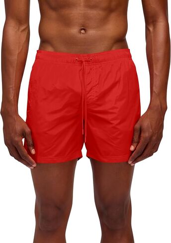 SUNDEK Mens Elastic Waist Boardshort, Swim Trunks 14" Length 5" Inseam in Saudi Arabia