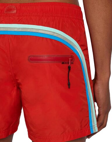 SUNDEK Mens Elastic Waist Boardshort, Swim Trunks 14" Length 5" Inseam in Saudi Arabia