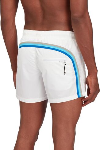 SUNDEK Mens Elastic Waist Boardshort, Swim Trunks 14" Length 5" Inseam in Saudi Arabia