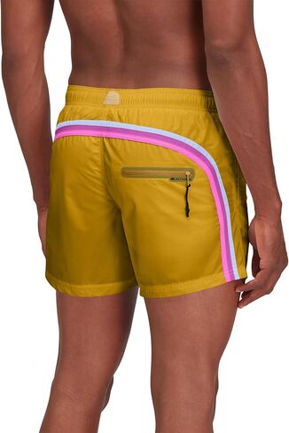 SUNDEK Mens Elastic Waist Boardshort, Swim Trunks 14" Length 5" Inseam in Saudi Arabia