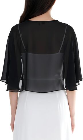 1Pcs Chiffon Shawl and Wraps for Evening Dress Wedding Vintage Style Cape Scarves for Women in Kuwait