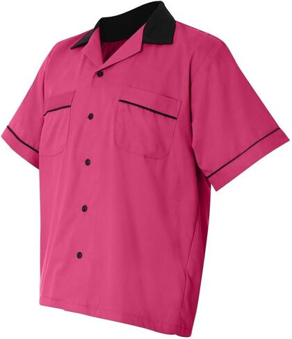 Hilton GM Legend Bowling Shirt S Pink/ Black in Saudi Arabia