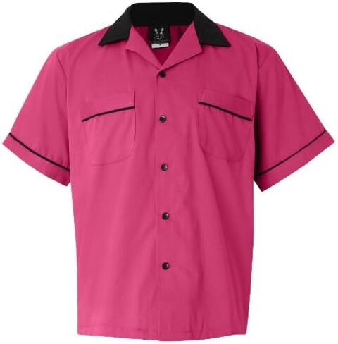 Hilton GM Legend Bowling Shirt S Pink/ Black in Saudi Arabia