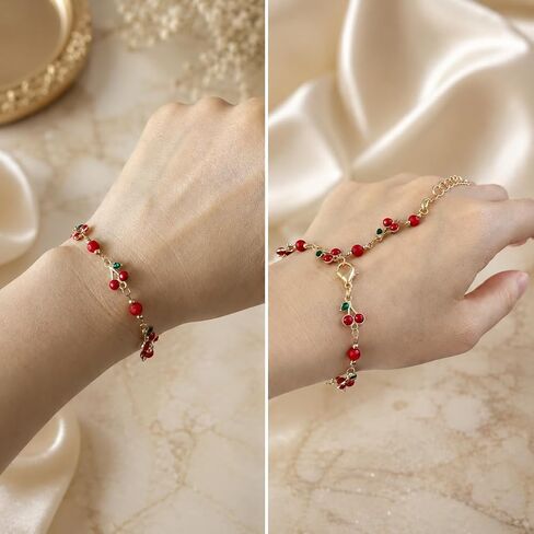 Copper Gold Indian Jingle Anklet for Women, Cherry Anklet Boho Vintage Adjustable Chain Ankle Bracelet with Bells, Summer Beach Party Jewelry in Kuwait
