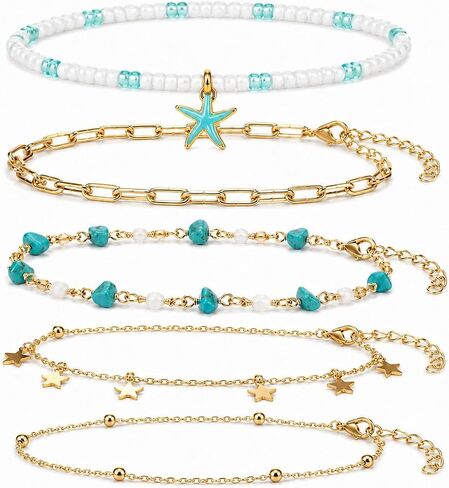 Copper Gold Indian Jingle Anklet for Women, Cherry Anklet Boho Vintage Adjustable Chain Ankle Bracelet with Bells, Summer Beach Party Jewelry in Saudi Arabia