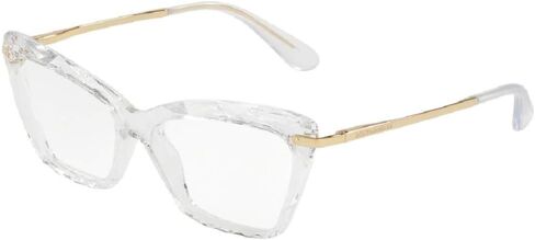 نظارة دولتشي آند غابانا DG5025 3133 53M كريستال كاتي للنساء + حزمة مع طقم نظارات إكسسوارات in Kuwait