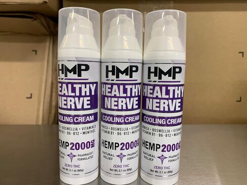 Neuropathy Cream Nerve Hemp Cream 2000mg Maximum Strength for Feet, Hands, Legs, Toes, Back with Natural Arnica, Vitamin D3 B1 B6 B12, Menthol, Made in USA, 2.1oz in Saudi Arabia