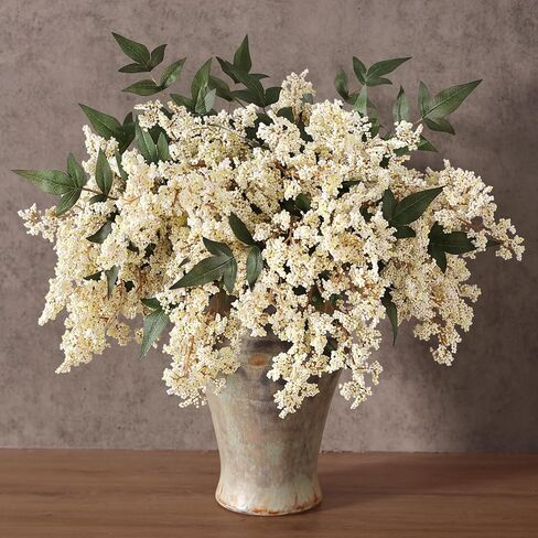 Juxdp 6 Pcs Artificial Nandina Berry Stem for Vase - 17" Realistic Faux Berry Spray, Fake Plant Branches with Stems for DIY Bouquet, Shower, Farmhouse, Mantel, Home Decor (Dusty Plum) in Saudi Arabia