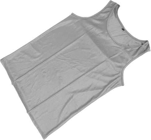 Fafeicy EMF Protection Vest, Unisex Sleeveless Shirt, Silver Fiber and Cotton, XL, for Shopping and Office Work in Saudi Arabia