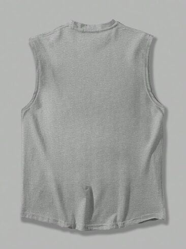 Men's Crew Neck Sleeveless Tank Top Summer Casual Beach Vacation Wear in Kuwait