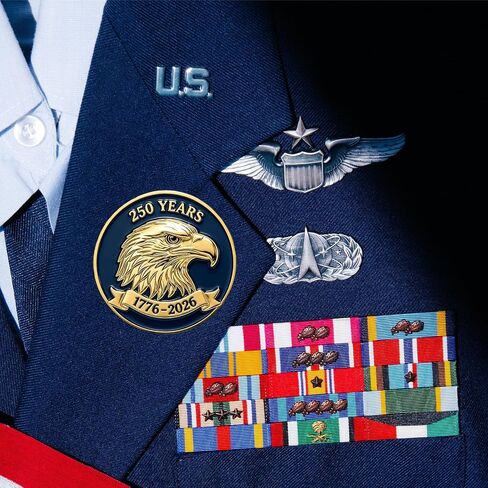 12/25/50/100 pieces United States 250th Anniversary Enamel Lapel Pins USA Patriot Collectible Accessories 250 Years Brooch Pin Of Freedom 1776-2026 For Independence Day on July 4th Badge Bulk in Saudi Arabia