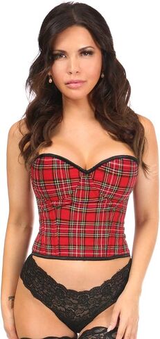مشدات ديزي للنساء من Lavish Plaid Underwire بوستير in Kuwait