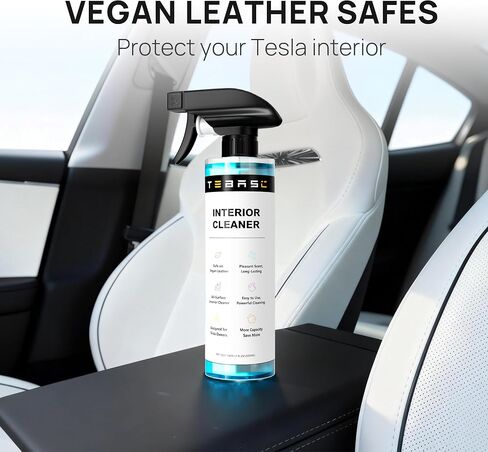 Interior Cleaner For Tesla, Stain Remover, Safe on Vegan Leather, Tesla Cleaning Products for Dash/Console/Door/Interior, Cleaning Kit for Tesla Model 3/Y/S/X accessories 2025 in Saudi Arabia