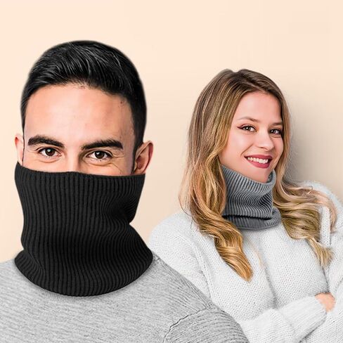 Fleece Neck Gaiter - Windproof Face Scarf for Men & Women, Winter Ski Protection in Kuwait