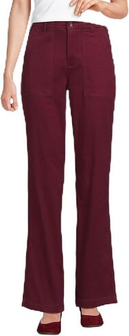 Lands' End Women's High Rise Chino Utility Pants in Saudi Arabia