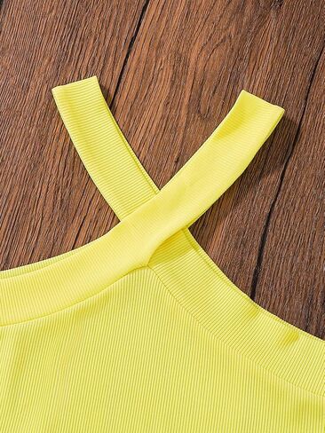قمصان بدون أكمام للفتيات بدون أكمام مكونة من 4 قطع ملابس رياضية صيفية صدرية Racerback رياضية كاجوال in Kuwait