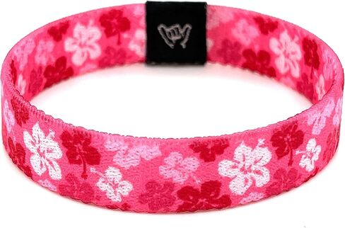Hang Loose Bands - Coastal Surfer Beach Bracelet for Men, Women & Teens - Comfy Summer - Boho Reversible Wristband- Hawaiian Lei| Medium: 7.5" length (for large wrists) in Saudi Arabia