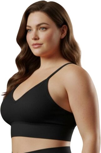 Women’s Wireless Sports Bra - Medium Support Comfortable Workout Bra for Yoga Running & Gym in Kuwait