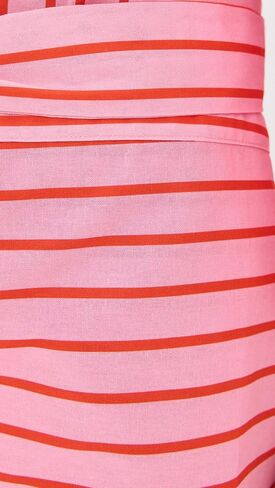 La Vie Style House Women's Pinstripe Mini Wrap Skirt in Saudi Arabia