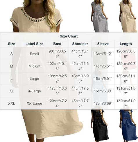 Boho Dresses for Women Summer Casual Pleated Crewneck Eyelet Trendy Short Sleeves Midi Beach Vacation Sundresses in Saudi Arabia